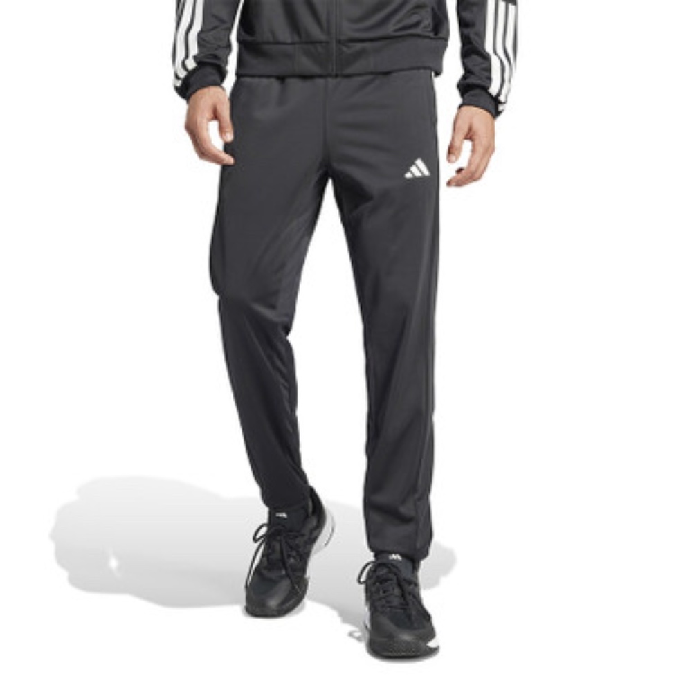 Adidas Grey and White Track Joggers
